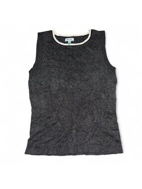 Susina Grey Sleeveless Top